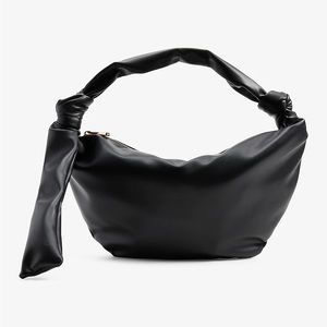 New! Faux Leather Crescent Shoulder Bag